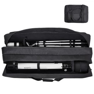 Telescooptas, 1040 mm grote telescoopdraagtas met vaste gespen, meerdere zakken en verwijderbare verdeler, telescoopdraagtas voor optische buis en statief, contragewichttas | NL Telescooptas, 1040 mm grote telescoopdraagtas met vaste gespen, meerdere zakken en verwijderbare verdeler, telescoopdraagtas voor optische buis en statief, contragewichttas | NL