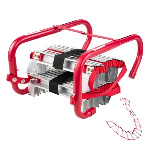 Reddingsladder boot Trem M.O.B Ladder, 5 treden, PVC-gecoat nylon, geel