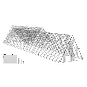VEVOR Kippentunnel, 300 x 71 x 61,5 cm, kippenkooi voor binnenplaats, draagbare kippentunnel voor buiten, eenvoudige installatie, kippenhokuitloop, geschikt voor kippen, eenden, konijnen VEVOR Kippentunnel, 300 x 71 x 61,5 cm, kippenkooi voor binnenplaats, draagbare kippentunnel voor buiten, eenvoudige installatie, kippenhokuitloop, geschikt voor kippen, eenden, konijnen