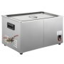 VEVOR 30L Ultrasonic Cleaner Dual Frequency Ultrasonic Cleaning Machine with Heater Jewelry Cleaner for Parts Jewelry Eyeglass Ring Denture Record Circuit Board 28/40KHz
