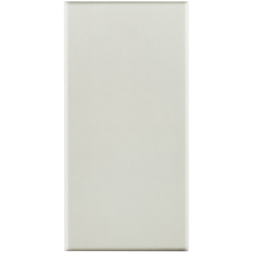 VEVOR 4 stk. akustiske paneler, 2 tommer tykke 23,6 x 11,8 tommer lydabsorberende paneler i glassfiber, selvklebende lydisolerte veggplater, for studioer, kontor, hjemmekino, møterom, beige