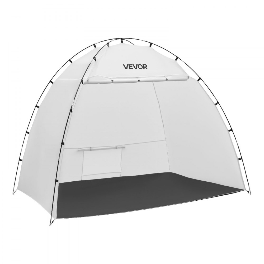 VEVOR Portable Paint Booth Tent, 2330 x 1720 x 1900mm Painting Tent Station, Spray Shelter with Built-in Floor & Mesh Screen, Large Space, Oxford Spray Painting Tents for Cupboard, Chairs, Tables