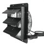 VEVOR Shutter Exhaust Fan, 356 mm with Temperature Humidity Controller, EC-motor, 1024 CFM, Variable Speed Adjustable Wall Mount Attic Fan, Ventilation and Cooling for Greenhouses, Garages, Sheds