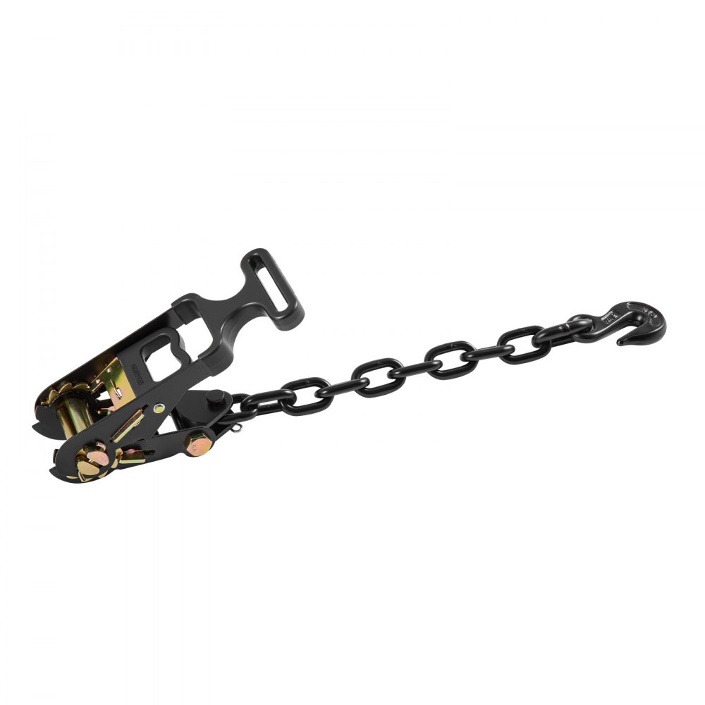 VEVOR Wheel Chock Tie-Down Kit, Tire-Style Tow Dolly Strap, Car Tie Down Kit with Heavy-Duty Hook, Break Strength 4540 kg & Working Load 1512 kg Motorcycle Tie-Down System with O-Ring for ATV, SUV