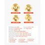 VEVOR Cymbalpakke 4-delers cymbaler trommesett 14 16 18 20 tommer (355/400/455/505 mm) cymbaler for tromme