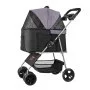 VEVOR Pet Stroller, 35 lbs Weight Capacity, Foldable Dog Stroller Cart, 4 Wheels Cats Pram with Detachable Carrier & Mesh Windows, Portable Animal Carrier with Brake for Small to Medium Pets