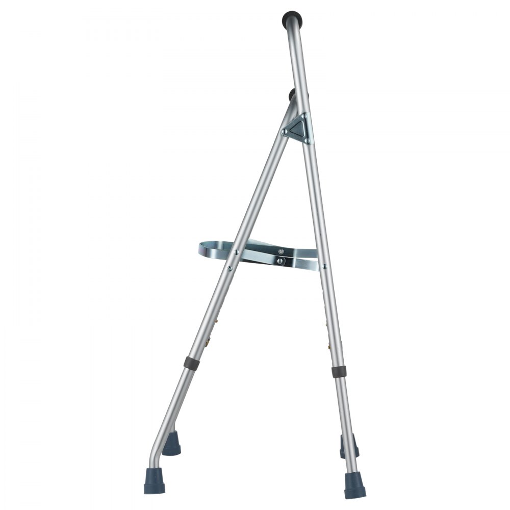 VEVOR sammenleggbar hemi-gåstol, sammenleggbar gåstol med én arm for eldre med justerbar høyde i 6 nivåer, lett aluminium | Mobilitetshjelpemiddel for eldre med én hånd, opptil 147 kg