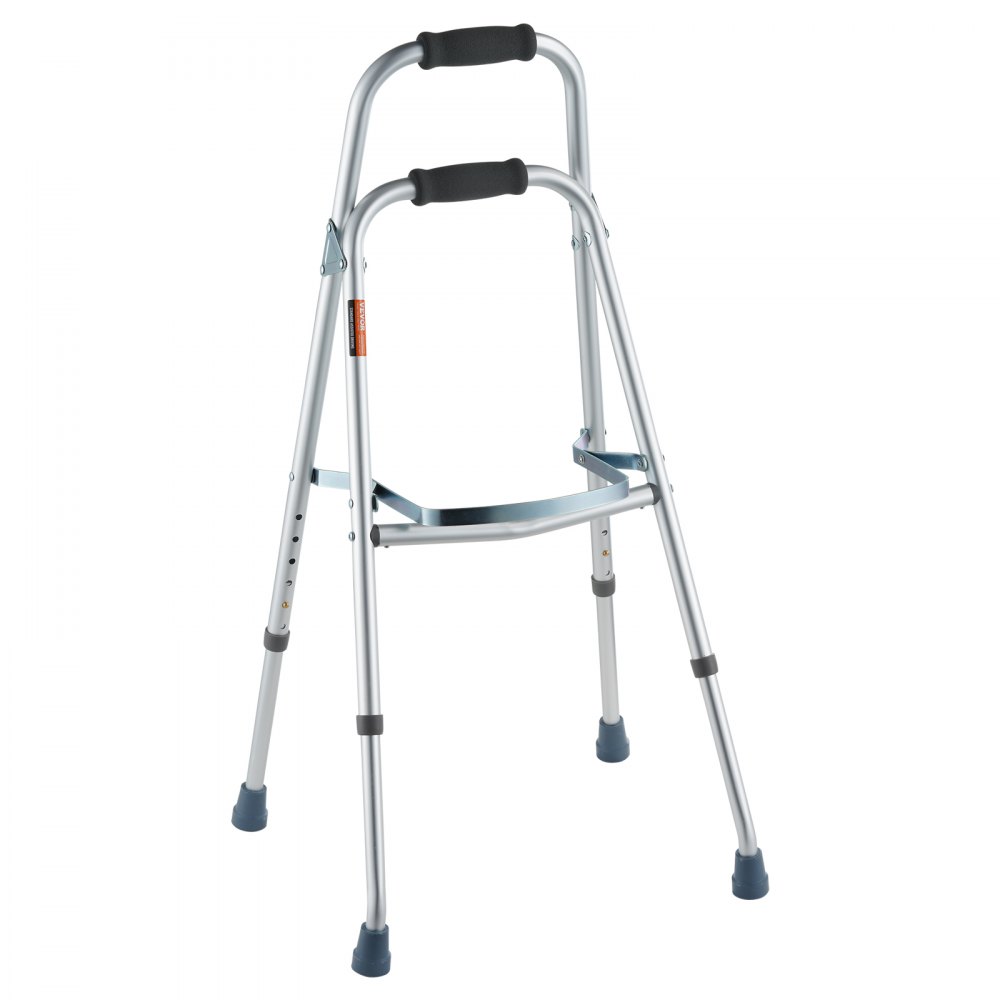 VEVOR sammenleggbar hemi-gåstol, sammenleggbar gåstol med én arm for eldre med justerbar høyde i 6 nivåer, lett aluminium | Mobilitetshjelpemiddel for eldre med én hånd, opptil 147 kg