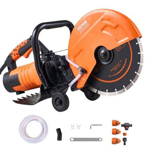 VEVOR 305 mm betongsag, skjærekutter, belegningskutter, betongkutter 2800 W