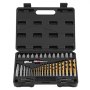 VEVOR Screw Extractor Set with Drill Bits, 41 Pieces, Easy Out Bolt Extractors and Drill Bits, with Adapters, Solid Storage Case, Cr-Mo Steel for Removing Rounded, Broken, or Stripped Bolts, Screws