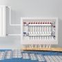 VEVOR 10-grenet strålevarmemanifold 1/2" PEX-rør gulvvarmemanifoldsett