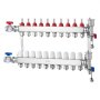 VEVOR 10-grenet strålevarmemanifold 1/2" PEX-rør gulvvarmemanifoldsett