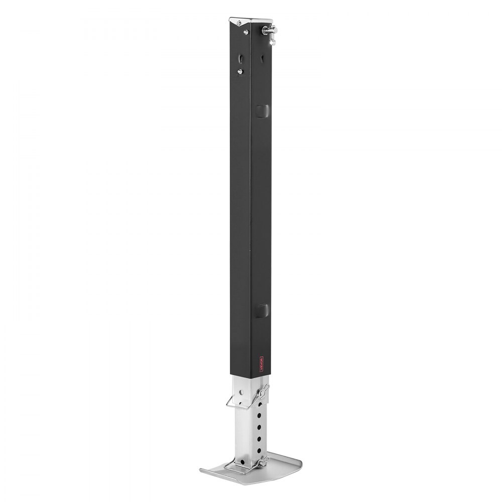 VEVOR RV Følg femtehjulslandingshjulsbein 179014, 825 mm femtehjulslandingshjul universal erstatning kompatibel med Lippert Venture, Atwood, Stromberg Carlson Systems, med pinne og base, svart