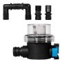 VEVOR Water Pressure Diaphragm Pump, 12V FL-40 High Pressure Diaphragm Water Pump, 2.7 bar(40PSI) Automatic Self Priming Water Pump, 17L/MIN Misting Booster Sprayer Diaphragm Pump for Caravan Boat RV Garden