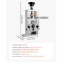 VEVOR Manuell Avisoleringstang Avisoleringsmaskin 1,5–25 mm (0,06–1 tomme) Hånd- eller drilldrevet