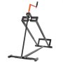 VEVOR Ride on Lawn Mower Lift Jack, 880 Lbs Weight Capacity, Telescopic Maintenance Jack with Crank Handle & Power Tool Handle, Foldable Lawn Tractor Lifter for Lawn Mowers and Garden Tractors, Black