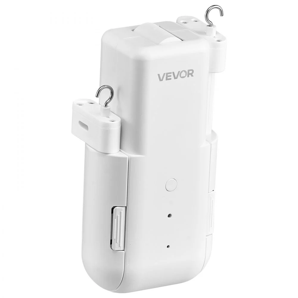 VEVOR automatisk gardinåpner, app og fjernkontroll, inkludert hub, elektrisk smart gardinåpner kompatibel med Alexa og Google Home, tidsbestemt åpning og lukking, for U-formede/I-formede skinner