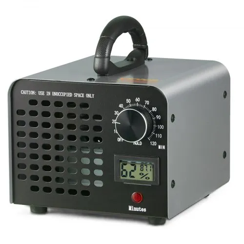 VEVOR ozongenerator 36000 mg/t ozonmaskin luktfjerner med 0-120 min timer