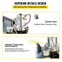 VEVOR High Pressure Compressor, 4500PSI/30MPA/300BAR High Pressure Air Compressor, 1800W 220V Manual Stop Air Rifle Compressor Suitable for Paintball Air Rifle, PCP Rifle, Air Pistol, Diving Bottle
