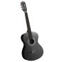 VEVOR klassisk gitar, 960 mm, startsett for klassisk gitar i tre for nybegynnere, med nylonstrenger, gigbag, stropp, stemmeapparat, ekstra strenger, plekter, capo, linde, for tenåringer voksne studenter, svart