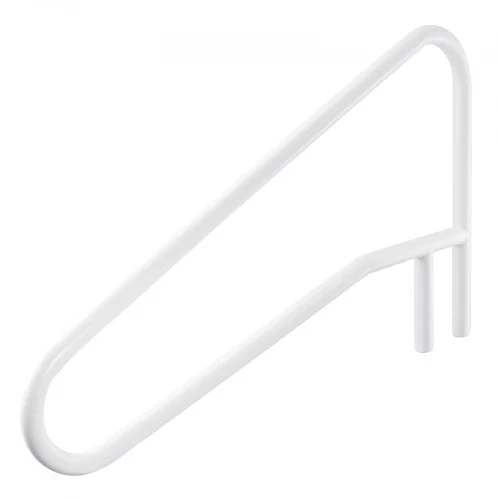 VEVOR bassengrekkverk, 137,1 x 81,3 cm bassengrekkverk, 100 kg lastekapasitet kraftig svømmerekkverk i rustfritt stål, sømløs sveising, innfelt eller sokkelmontert, for bassengkant, badeland, spasentre