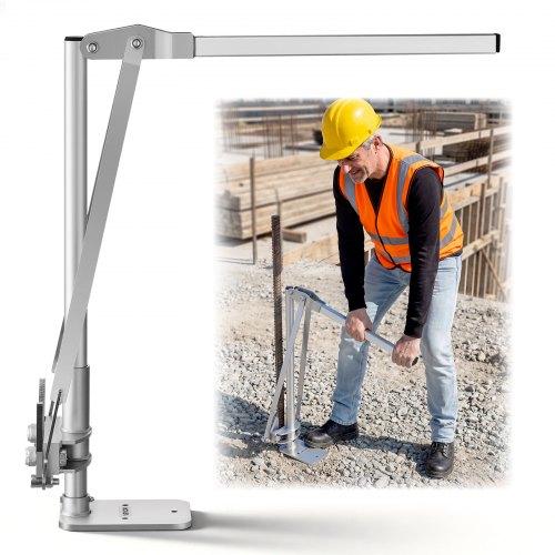 VEVOR T-stolpeavtrekker, 90 mm maks. klembredde, kraftig stålkjevegrep, pulverlakkert overflate, enkel å oppbevare, arbeidsbesparende gjerde-T-stolpefjerningsverktøy for armeringsjern, trestaker og veiskilt