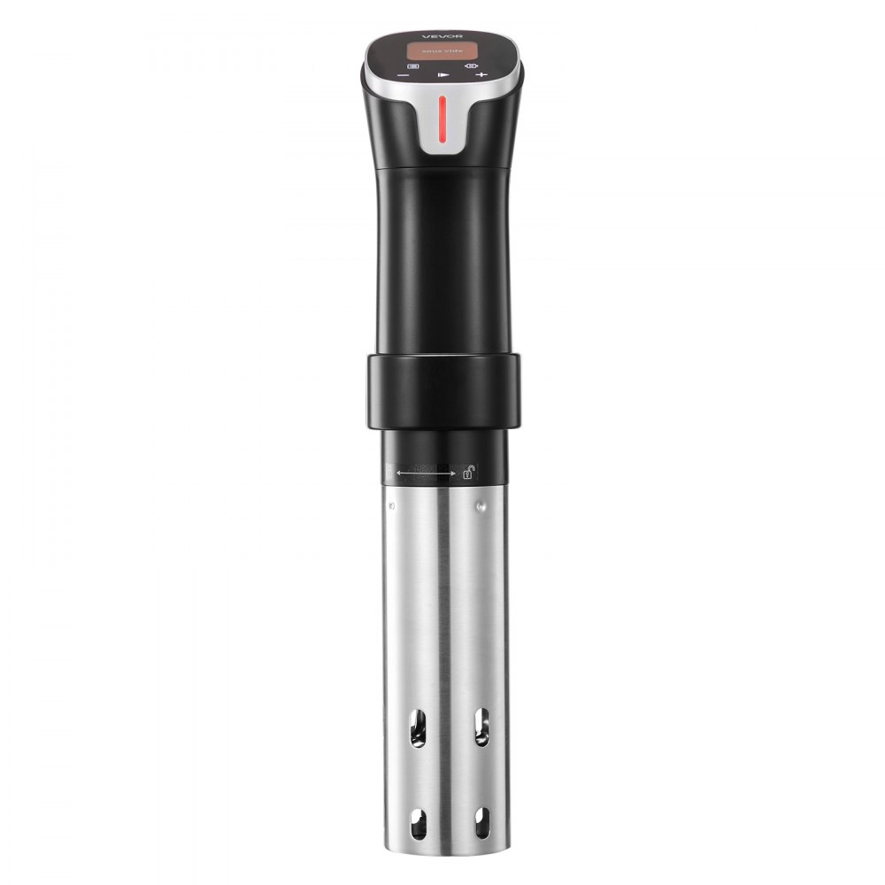 VEVOR Sous Vide Presisjonskoker, 1100W Sous-Vide Matlagingsmaskin, WIFI Immersion Sirkulator med 10 forhåndsinnstilte oppskrifter, LCD Berøringsskjerm, Hurtigoppvarming, Nøyaktig Temperatur og Timer, Appkontroll, Sous-Vide