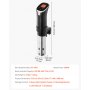 VEVOR Sous Vide Presisjonskoker, 1100W Sous-Vide Matlagingsmaskin, WIFI Immersion Sirkulator med 10 forhåndsinnstilte oppskrifter, LCD Berøringsskjerm, Hurtigoppvarming, Nøyaktig Temperatur og Timer, Appkontroll, Sous-Vide