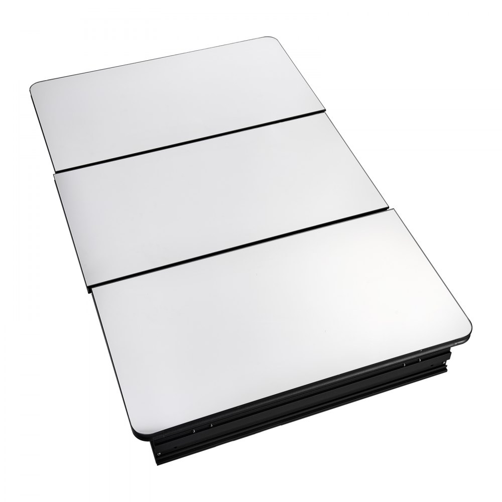VEVOR medisinskap, 25,5 x 40 tommer, medisinskap for bad med speil, veggskap med aluminiumsramme, justerbare hyller med 4 lag, innfelt og veggmontert installasjon