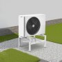VEVOR Mini Split Ground Stand, Adjustable Anti-Vibration Mini Split Stand for 9000-60000 BTU Ductless Air Conditioner Heat Pump, Heavy Duty AC Base Bracket Floor Mount w/ 350kg Max. Load Capacity