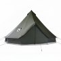 VEVOR Canvas Bell Tent, 4 Seasons 5 m Yurt Tent for Camping with Stove Jack, Canvas Breathable Holds up to 7 People with Zipped Detachable Floor, for Family Camping Glamping Outdoor Hunting Party
