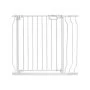 VEVOR Baby Gate, 29.5"-37" Extra Wide, 30" High, Dog Gate for Stairs Doorways and House, Easy Step Walk Thru Auto Close Child Gate Pet Security Gate with Pressure Mount Kit and Wall Mount Kit, White