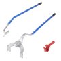 VEVOR Tire Mount Demount Tool, 571-622 mm Manual Steel Tire Changer Mount Demount Removal Tool, with Extra Bead Holder, Tubeless Truck Bead Breaker, 3 PCS Tire Changing Tools, Orange