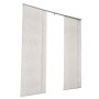 VEVOR Panel Track Blinds, Extendable Track from 116 cm to 218 cm W, Trimmable Panel Curtains Up to 243cm H, Vertical Blackout Panel Blinds for Sliding Doors, Patio Doors, Room Divider, Light Gray