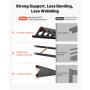 VEVOR Storage Shelves, 5-Tier Adjustable, 1360.8kg Capacity, Heavy Duty Garage Storage Shelving Unit, Metal Utility Rack Shelf, for Garage Workshop Warehouse Basement, 1228 mm W x 619 mm D x 1813 mm H