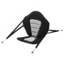 VEVOR Kayak Seat, 1 Pack 12 mm Thick, Universal Paddle Board Seat with Back Support, Sit-on-Top Soft Padded Cushion with Storage Bag & Adjustable Straps for SUP, Canoe, Fishing Boat, Inflatable Kayak