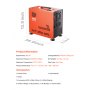 VEVOR PCP Air Compressor, 800W Dual-Cylinder PCP Airgun Compressor 4500PSI/30Mpa with Built-in Fan Cooling System, Auto-Stop | Oil Free Paintball Tank Compressor for Air Rifle, Scuba Diving Bottle