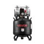 VEVOR 30L luftkompressor, 1,5KW 113L/min ved 6,2 bar luftkompressorer, maks. 10 bar trykk, oljefri kompressortank for bilreparasjon, dekkpåfylling, sprøytelakering, spikring av treverk