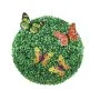 VEVOR Artificial Topiaries Boxwood Trees, 16” Tall (2 Pieces), Ball-Shape Faux Topiaries Plant, All-year Green Feaux Plant Decorative Balls for Backyard, Balcony,Garden, Wedding and Home Décor