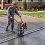 VEVOR Concrete Screed Blade 3048 mm Aluminum Alloy Board Leveling Tool, 5.3 in Wide Straight Edge, Wide Coverage, Replacement Surface Leveler for Driveway, Patio, Sidewalk, Garage Floor Finishing