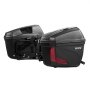VEVOR Motorsykkel Sideveske 46L (23L*2) Universal ABS Motorsykkel Setevske, Vanntett Avtakbar Venstre og Høyre Motorsykkel Sidebokser med Sikkerhetslås for Bagasjeoppbevaring - Sett med 2