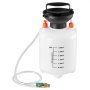 VEVOR giroljepumpe, 3 l kapasitet, manuell væskeoverføringspumpe med 120 cm lang hestekrefter og HDPE-tank, giroljepumpe med PTFE-tape, manuelt biloljepåfyllingssystem