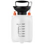 VEVOR giroljepumpe, 3 l kapasitet, manuell væskeoverføringspumpe med 120 cm lang hestekrefter og HDPE-tank, giroljepumpe med PTFE-tape, manuelt biloljepåfyllingssystem