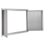 VEVOR BBQ Access Door, 914x610 mm Double Outdoor Kitchen Door, Stainless Steel Flush Mount Door, Wall Vertical Door with Recessed Handles , for BBQ Island, Grilling Station, Outside Cabinet