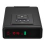VEVOR Gun Safe, Pistol Handgun Drawer Safe with Fingerprint/Password/Key, 3-Way Quick Access Firearm Case Drawer with Screen for 2 Pistols & Magazines, Wireless Charging, for Desk Bedside Nightstand