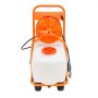 VEVOR Lawn Sprayer with Wheels, Adjustable Pressure 0-90 PSI, Sprayer with 60L Tank, with 8 Nozzles, 2 Wands, Wide Opening Lid for Garden, Weeding, Spraying