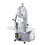 VEVOR Commercial Electric Meat Bandsaw, 1800W Stainless Steel Countertop Bone Sawing Machine, Workbeach 15" x 19.1", 7.09 Inch Max Cutting Thickness, Frozen Meat Cutter with 5 Blades for Rib Pork Beef