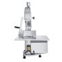 VEVOR Commercial Electric Meat Bandsaw, 1800W Stainless Steel Countertop Bone Sawing Machine, Workbeach 15" x 19.1", 7.09 Inch Max Cutting Thickness, Frozen Meat Cutter with 5 Blades for Rib Pork Beef