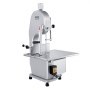 VEVOR Commercial Electric Meat Bandsaw, 1800W Stainless Steel Countertop Bone Sawing Machine, Workbeach 15" x 19.1", 7.09 Inch Max Cutting Thickness, Frozen Meat Cutter with 5 Blades for Rib Pork Beef