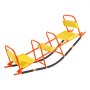 VEVOR Kids Seesaw, 90 kg Load Capacity, Metal Rocking Teeter Totter with Handles, Toddler Seesaw for Children Aged 3+, Kids Outdoor Playground Equipment for Lawn, Backyard, Playground, 2 Seats